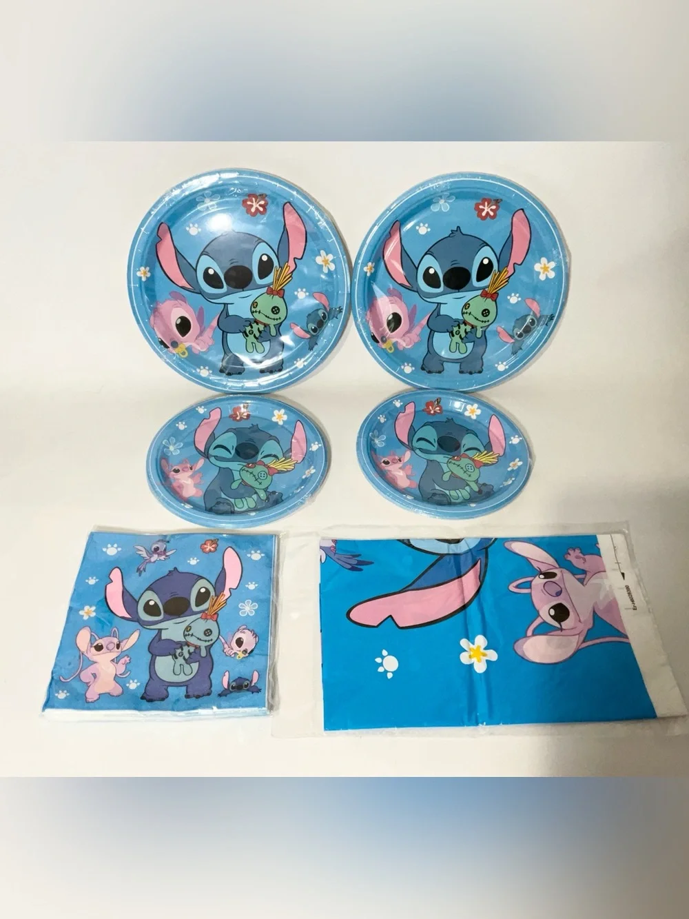 Stitch Party Supplies, Plates, Napkins and Tablecover for Stitch Birthday